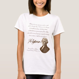 Camiseta T. Jefferson: Opinião & razão - t-shirt #4