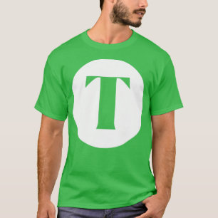 Camiseta T - Letra Monograma Inicial