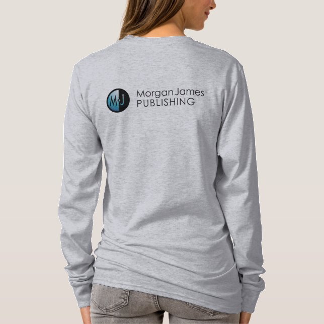 Camiseta T longo básico da Capa das mulheres de Morgan (Verso)