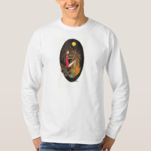 Camiseta T longo da Capa dos homens da força