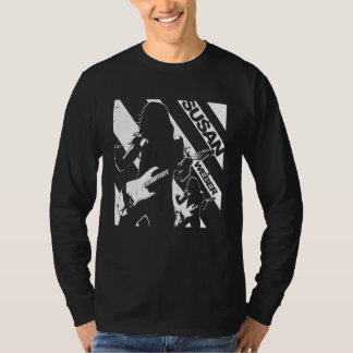 Camiseta T longo da luva