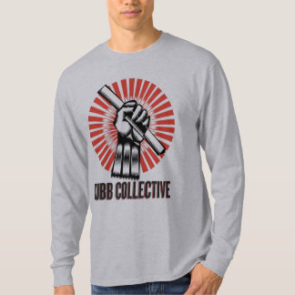 Camiseta T longo da luva de Kubb dos homens básicos