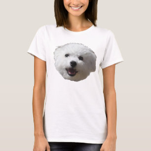 Camiseta T longo feliz de Bichon