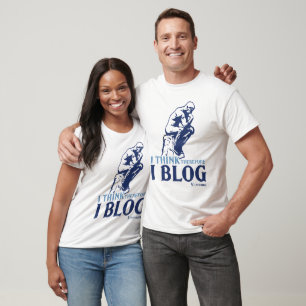 Camiseta T longos da Capa (eu penso, conseqüentemente mim 