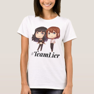 Camiseta T mais #TeamLier unilateral