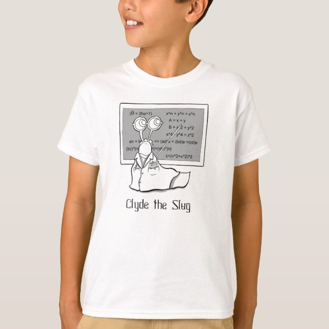 Camiseta T matemático do Slug (Frente)