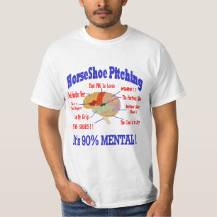 Camiseta T mental do valor das ferraduras 90%