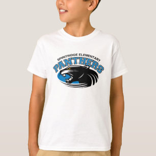 Camiseta T moderno da pantera (branco)