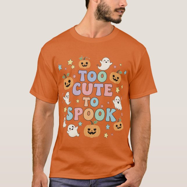 Camiseta T Muito Bonita para Spook - Gráfico de Di (Frente)