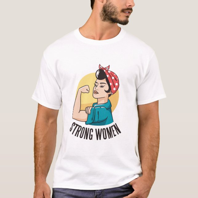 Camiseta T- Mulher Forte (Frente)
