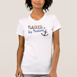 Camiseta T náutico do barco de Nauti por natureza
