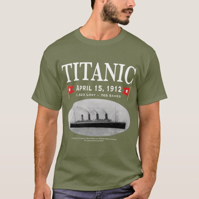Camiseta T - Navio Fantástico Titanic (Frente)