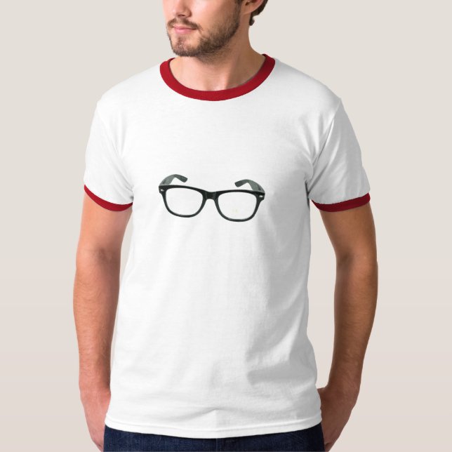 Camiseta T Nerdy dos vidros (Frente)