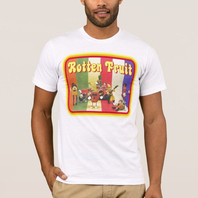 Camiseta T original do impressão da fruta podre (Frente)