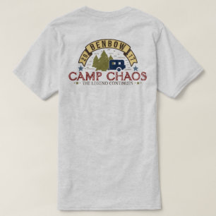 Camiseta T padrão 2017 dos homens do caos do acampamento