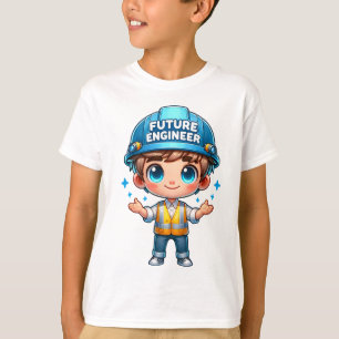 Camiseta T para futuras crianças Engenheiros - Car