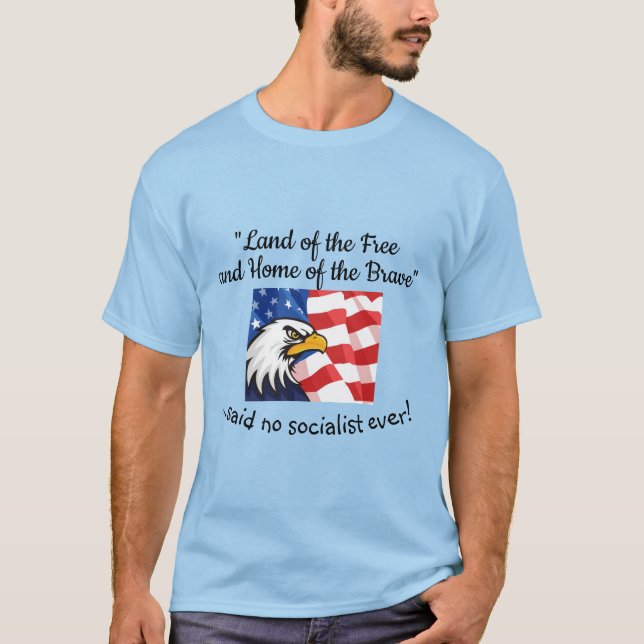 Camiseta T patriótico (Frente)