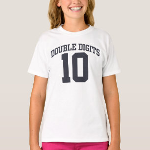Camiseta T personalizado do ANIVERSÁRIO dos dois dígitos