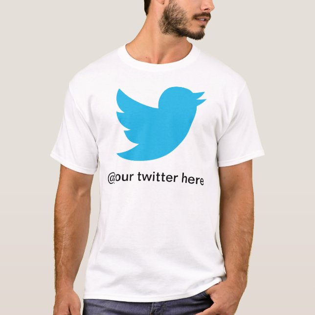 Camiseta T personalizado do Twitter! (Frente)