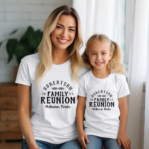 Camiseta T personalizado rústico moderno da reunião de