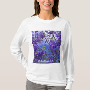 Camiseta T por muito tempo Sleeved do Jacaranda