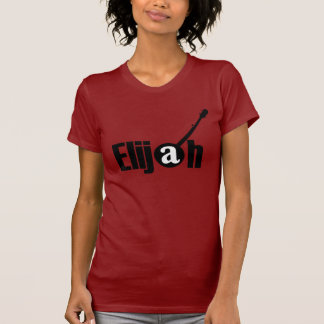 Camiseta T preto da menina do logotipo