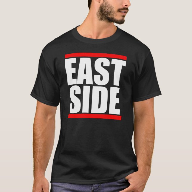 Camiseta T preto Eastside (Frente)