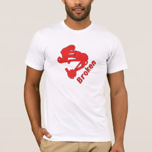 Camiseta T quebrado básico