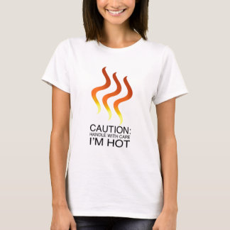 Camiseta T quente do cuidado im