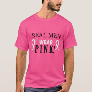 Camiseta T real da consciência do cancro da mama do rosa do