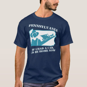 Camiseta T rejeitado do slogan do estado de Pensilvânia
