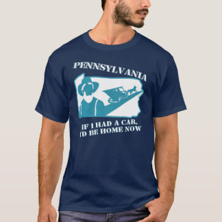 Camiseta T rejeitado do slogan do estado de Pensilvânia