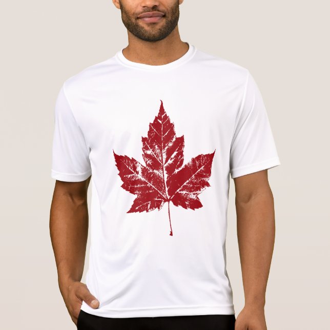 Camiseta T retro da lembrança de Canadá do t-shirt legal de (Frente)