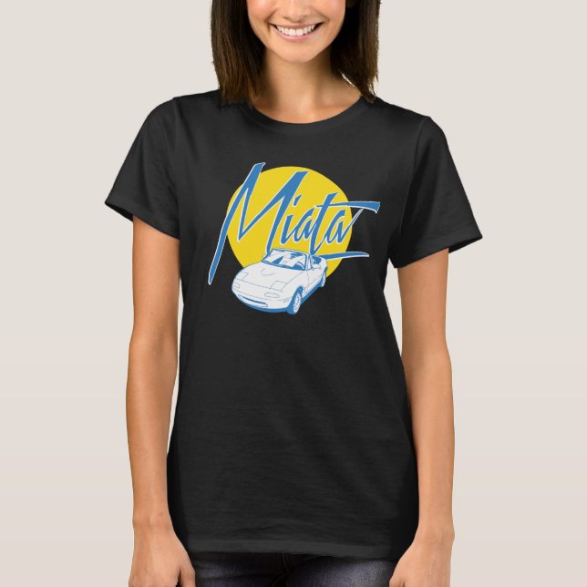 Camiseta T retro de Miata (Frente)