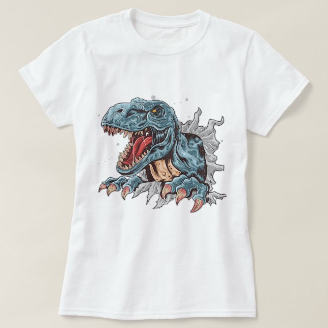 Camiseta T-Rex (Frente do Design)