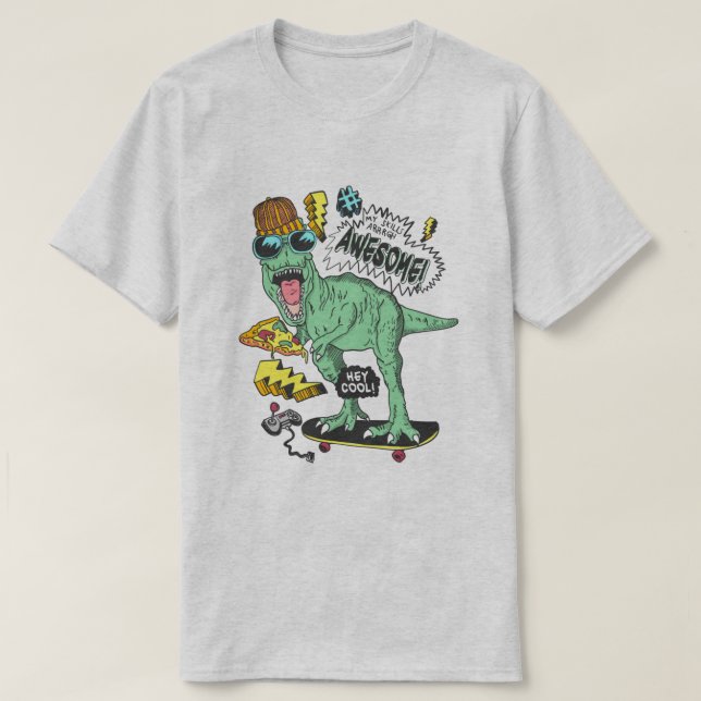 Camiseta T-Rex (Frente do Design)