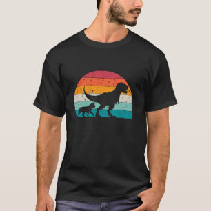 Camiseta T Rex Andando Cachorro Engraçado Corso Pega Cachor