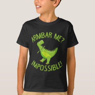 Camiseta T-rex Armbar Jóia Jitsu Engraçado Jiu Jitsu Brasil