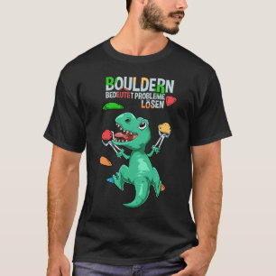 Camiseta T Rex Bouldering e Rock Escaling