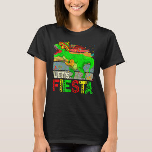 Camiseta T Rex Cinco De Mayo Tyrannosaurus Dinosaur Lets F