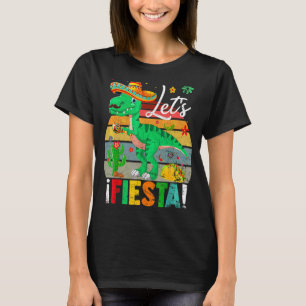 Camiseta T Rex Cinco De Mayo Tyrannosaurus Dinosaur Lets F