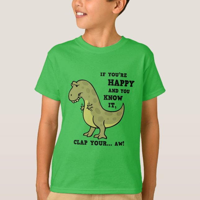 Camiseta T-Rex Clap II (Frente)
