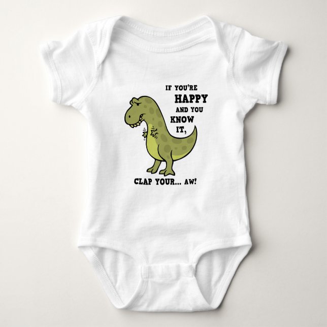 Camiseta T-Rex Clap II (Frente)