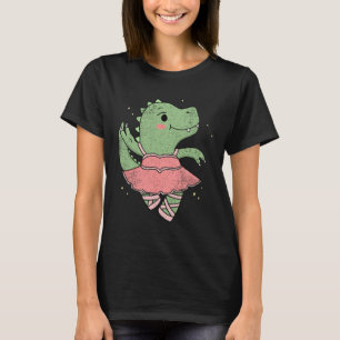 Camiseta T-rex dançante dinossauro Llerina para dançarino d
