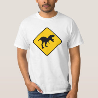 Camiseta T-Rex de advertência
