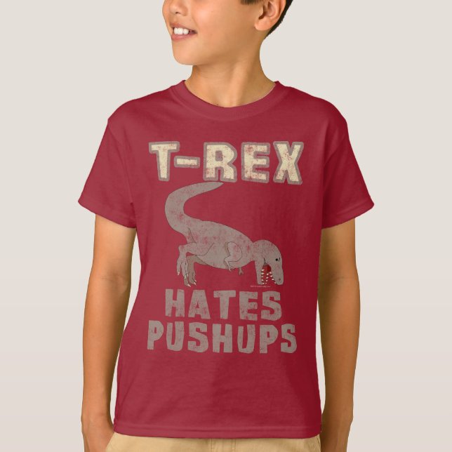 Camiseta T-Rex deia miúdos engraçados do dinossauro dos (Frente)