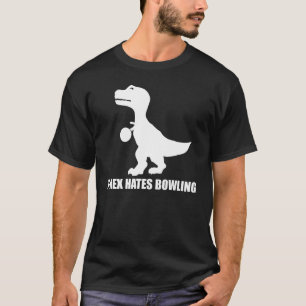 Camiseta T-Rex deia o t-shirt escuro de rolamento