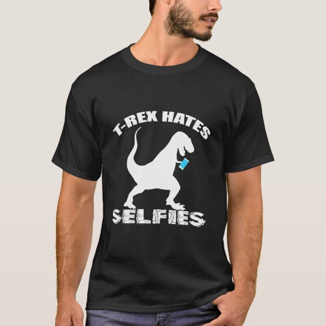 CAMISETA T-REX DEIA SELFIES (Frente)
