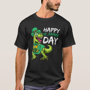 Camiseta T Rex Dinosaur , Garotos Do Dia De Patrick Da Rua