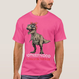 Camiseta T Rex Dinossaur Mamãe Engraçada Mãe É Uma Caminhad